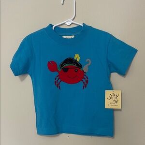 Boutique Blue Pirate Crab T-Shirt - 2T
